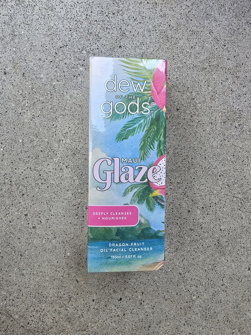 Dew of the Gods Maui Glaze Dragon Fruit Oil Facial Cleanser